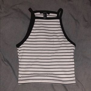 Striped Halter Tee